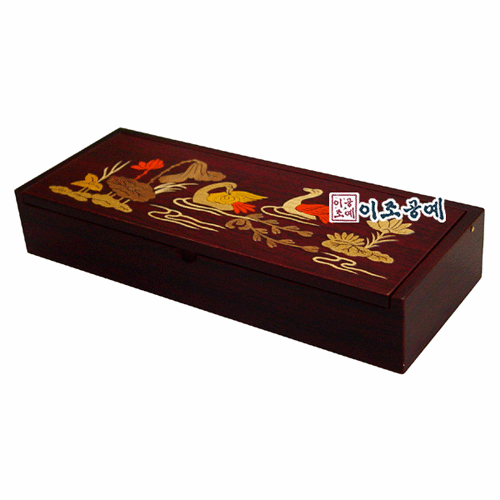 상감오리자동필기함-주문생산